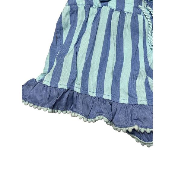 Matilda Jane Let's Go Together in Suspense Girls Size 2 Shorts Overalls Blue - Picture 6 of 6